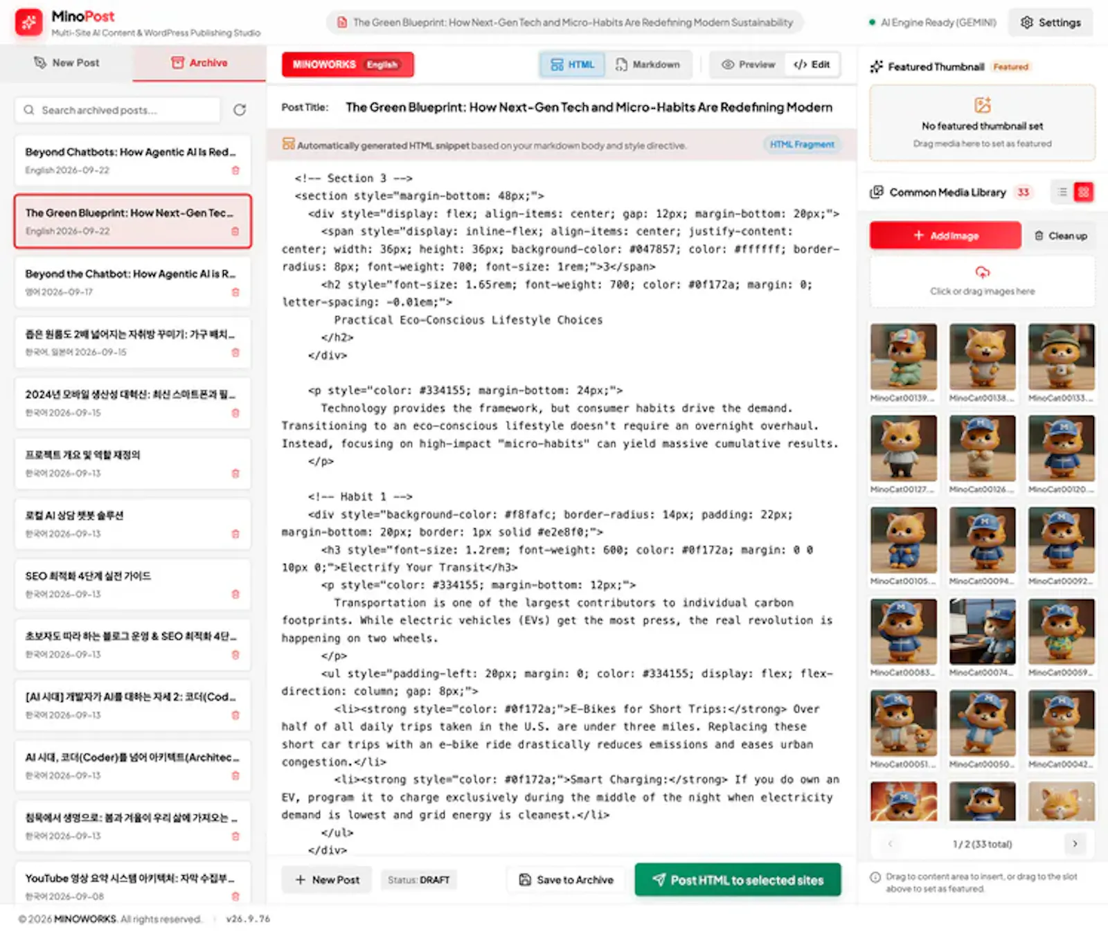 MinoPost screenshot 3
