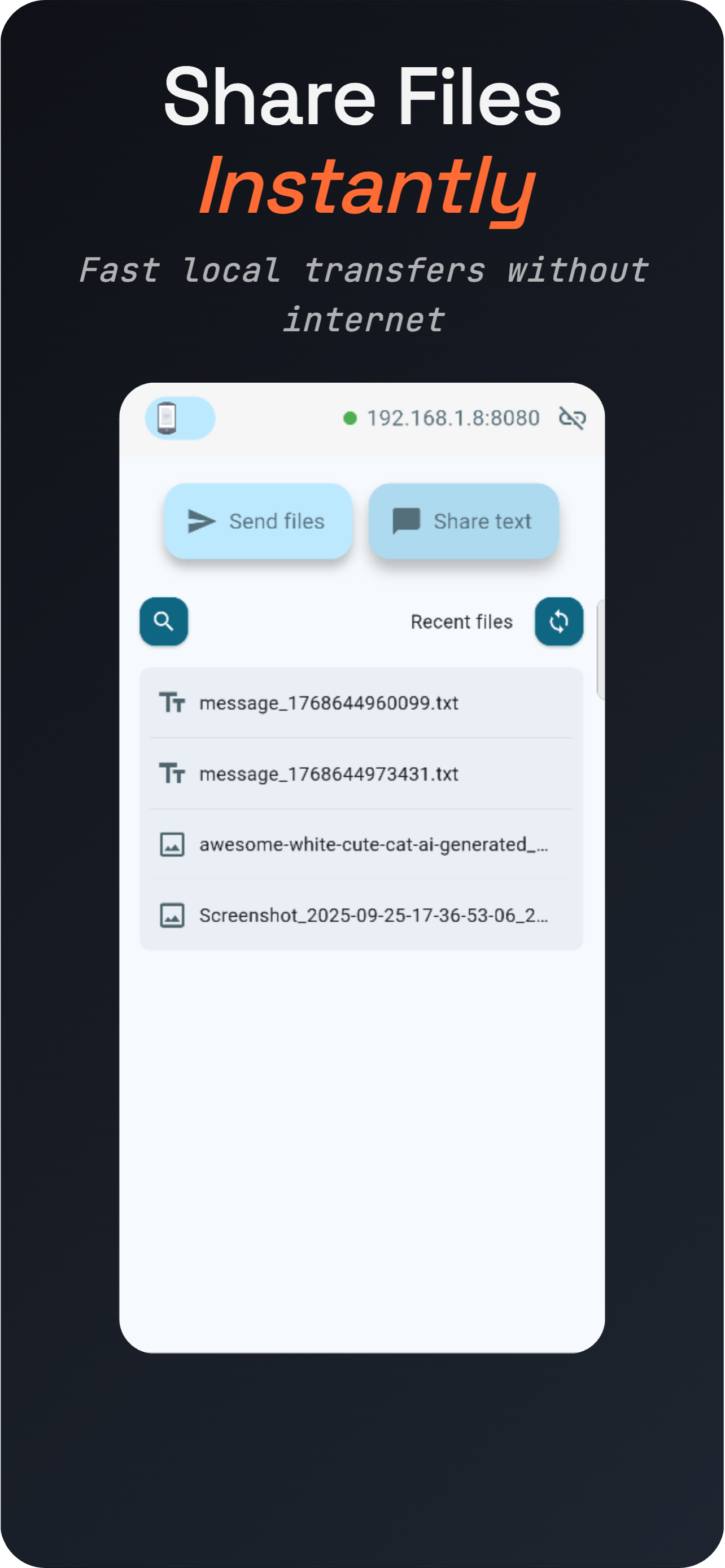NetShare-share file in local gallery image