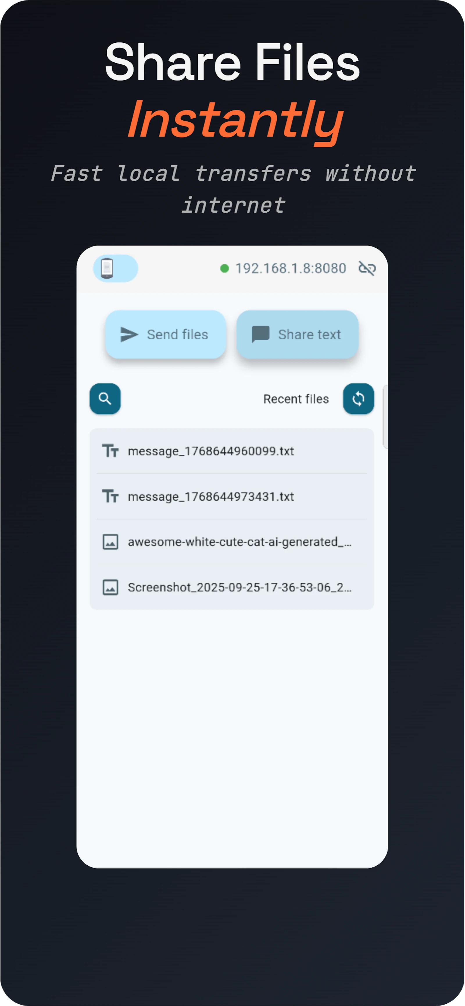 NetShare-share file in local screenshot 2