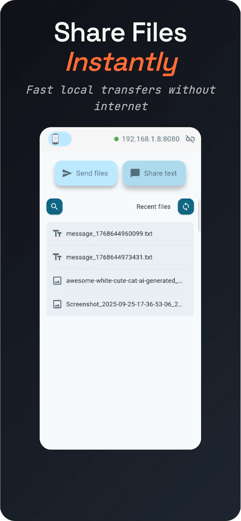 NetShare-share file in local screenshot 2