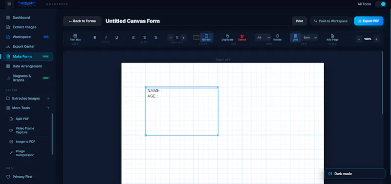 Workspace screenshot 6