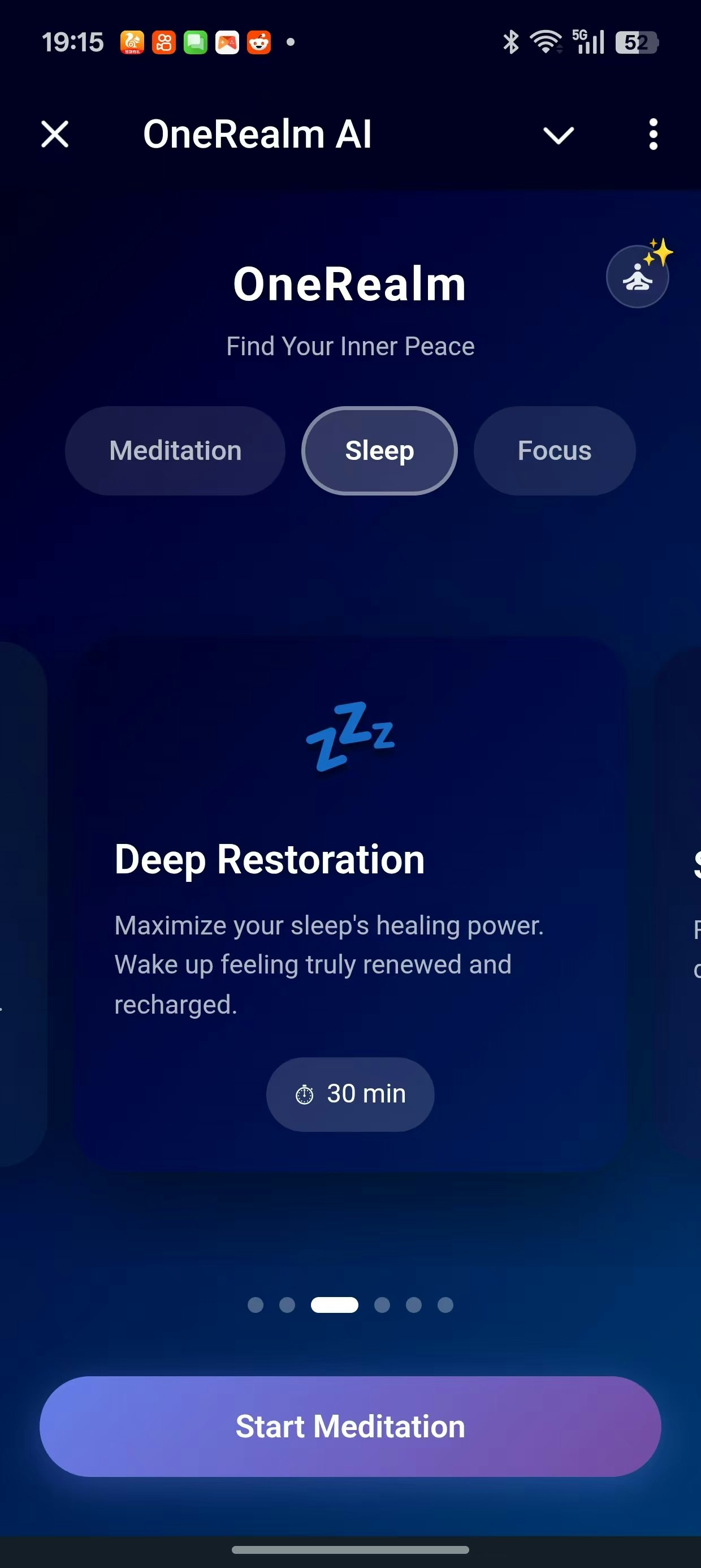  OneRealm AI Meditation Bot gallery image