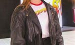 WWE Ronda Rousey Bomber Leather Jacket image