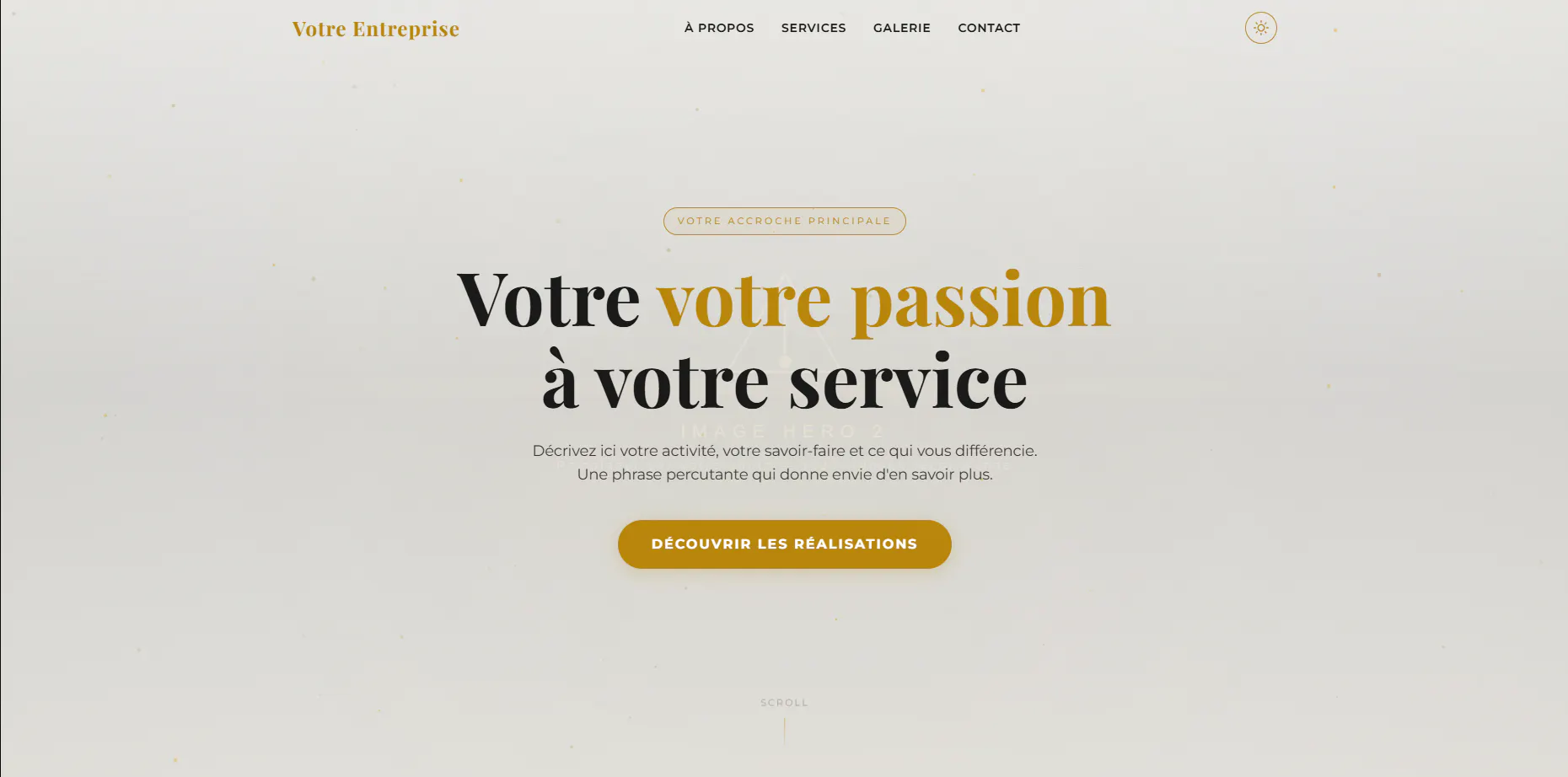 Craftsman Website Template gallery image