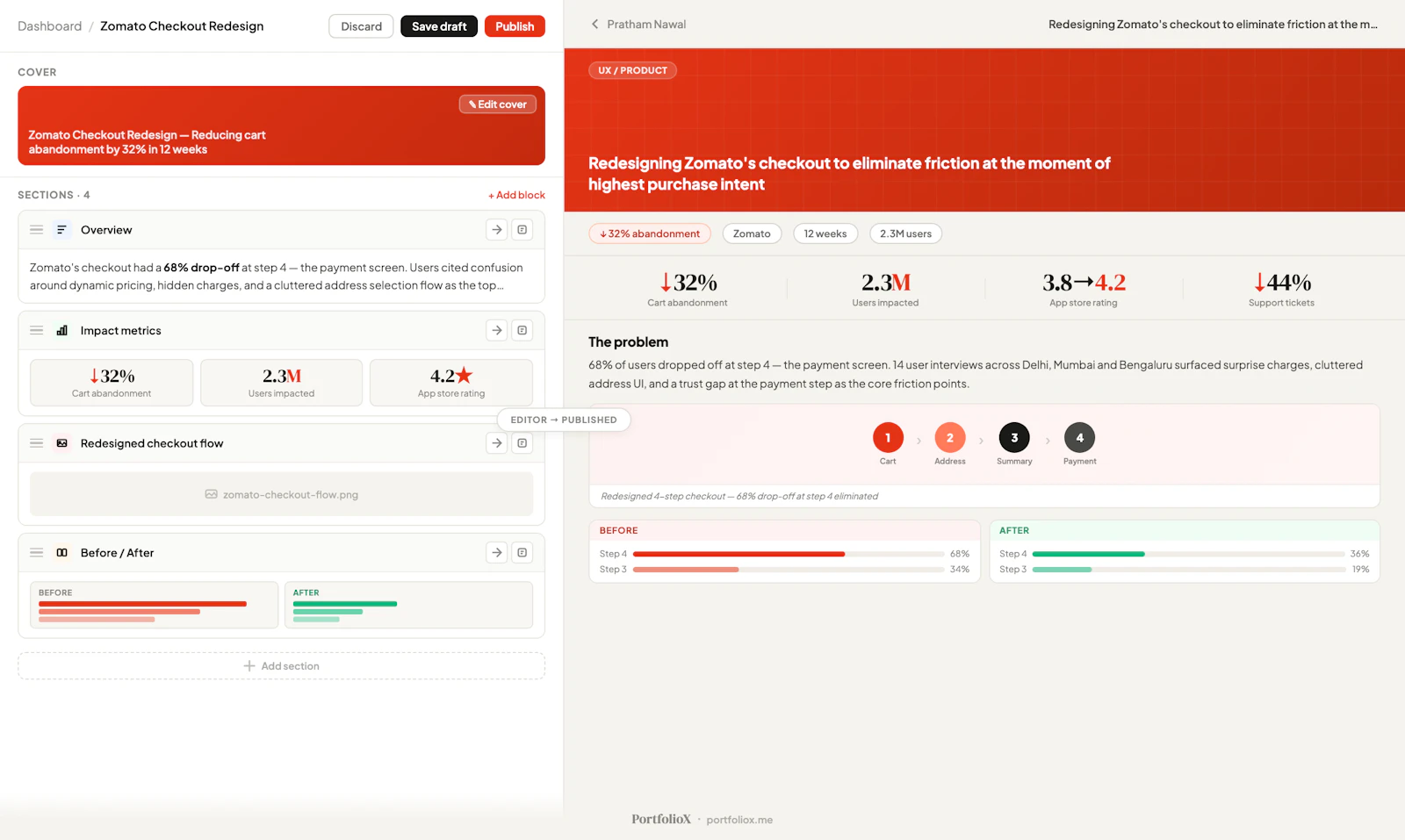 PortfolioX  screenshot 1
