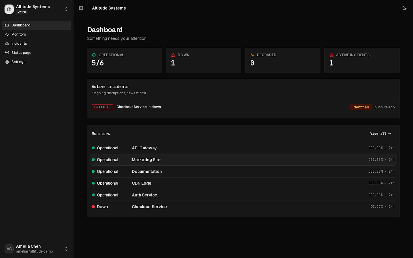 Vigil screenshot 2