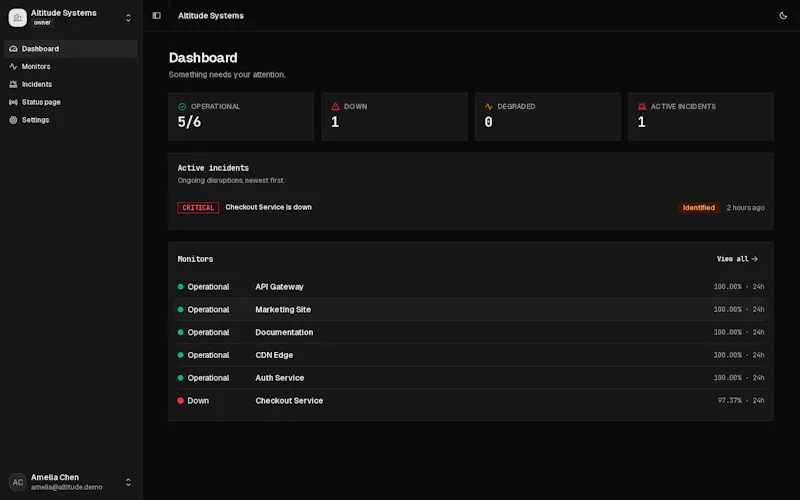 Vigil screenshot 2