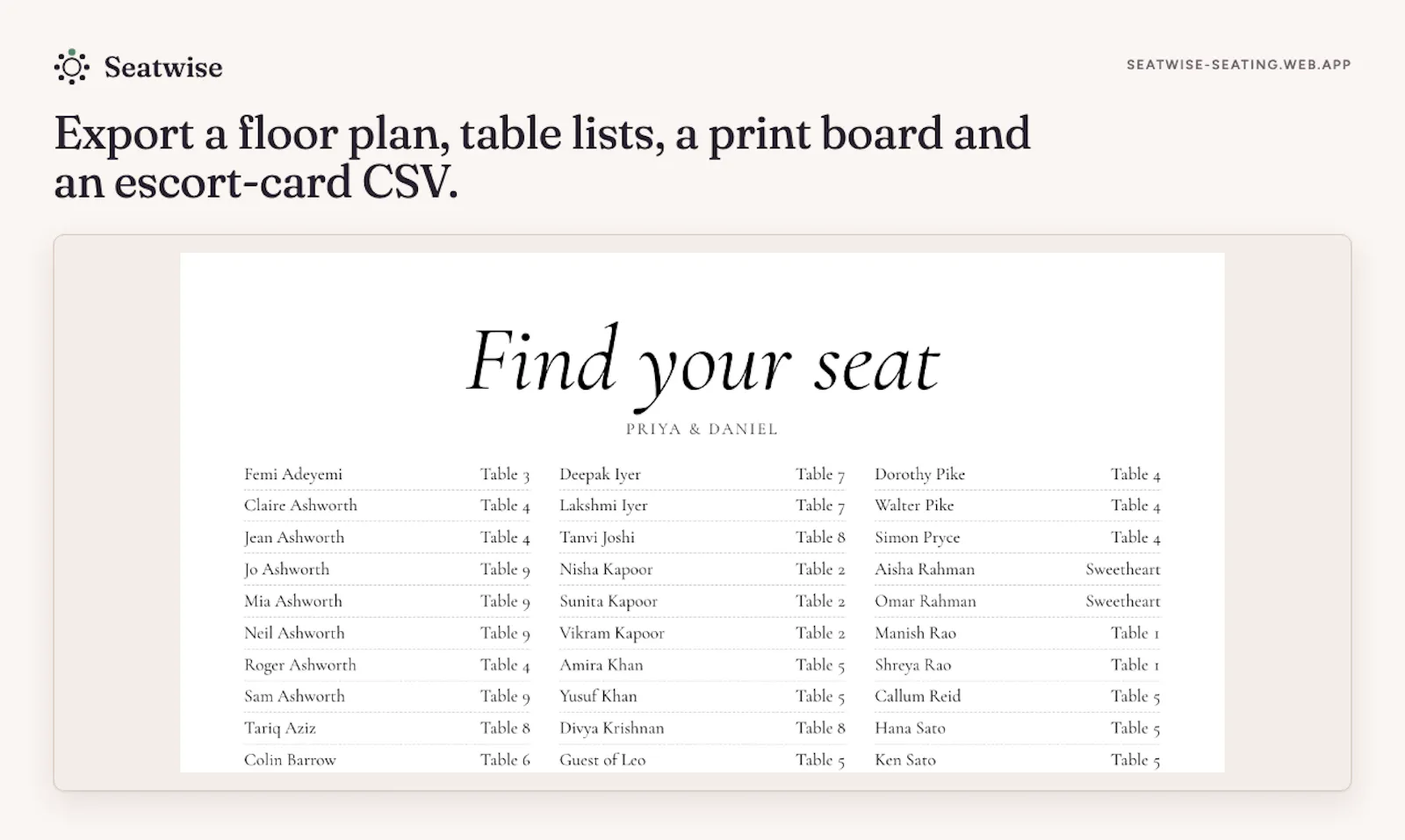 Seatwise screenshot 4