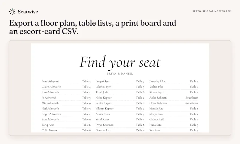 Seatwise screenshot 4