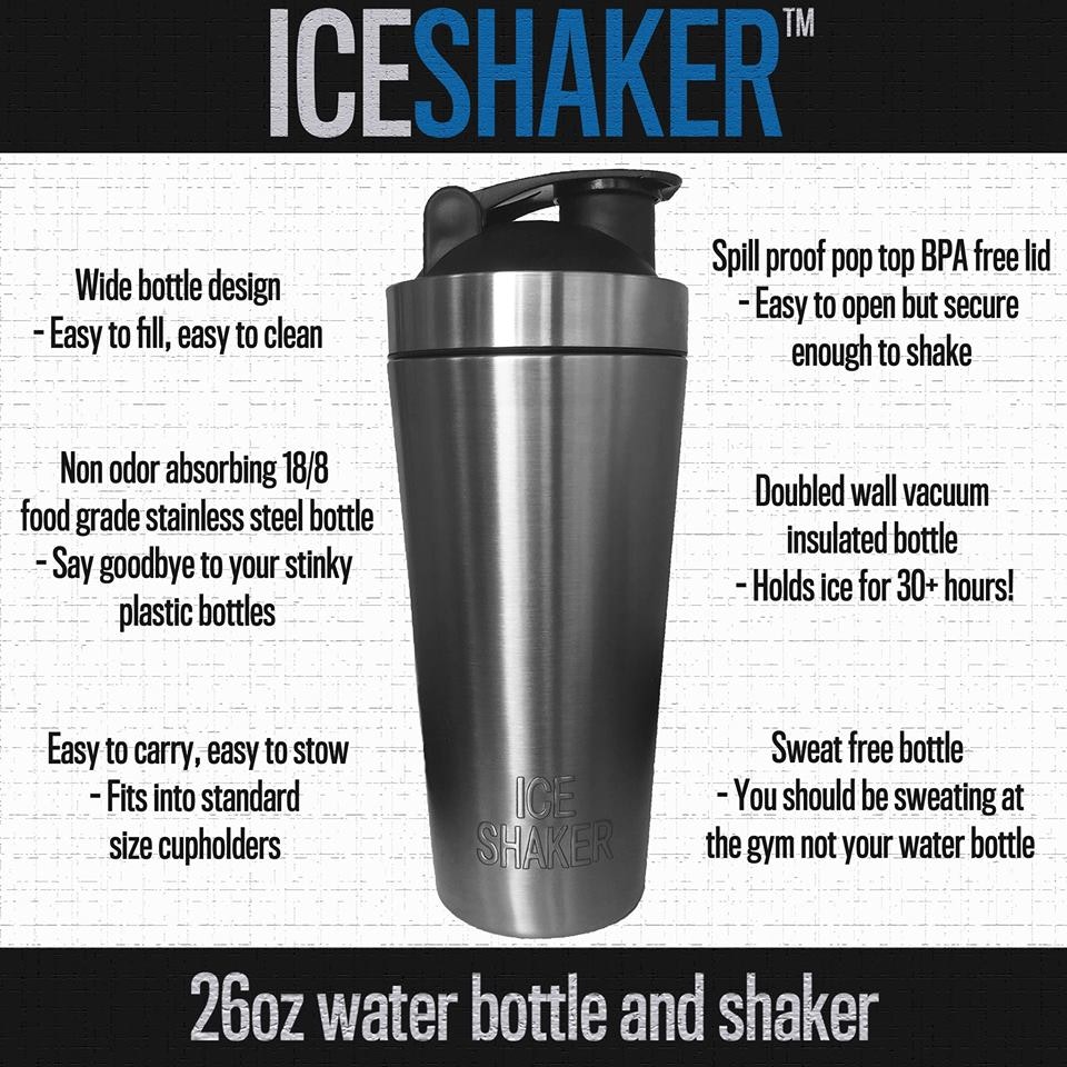 Ice Shaker Stainless Steel Insulated Shaker Cup