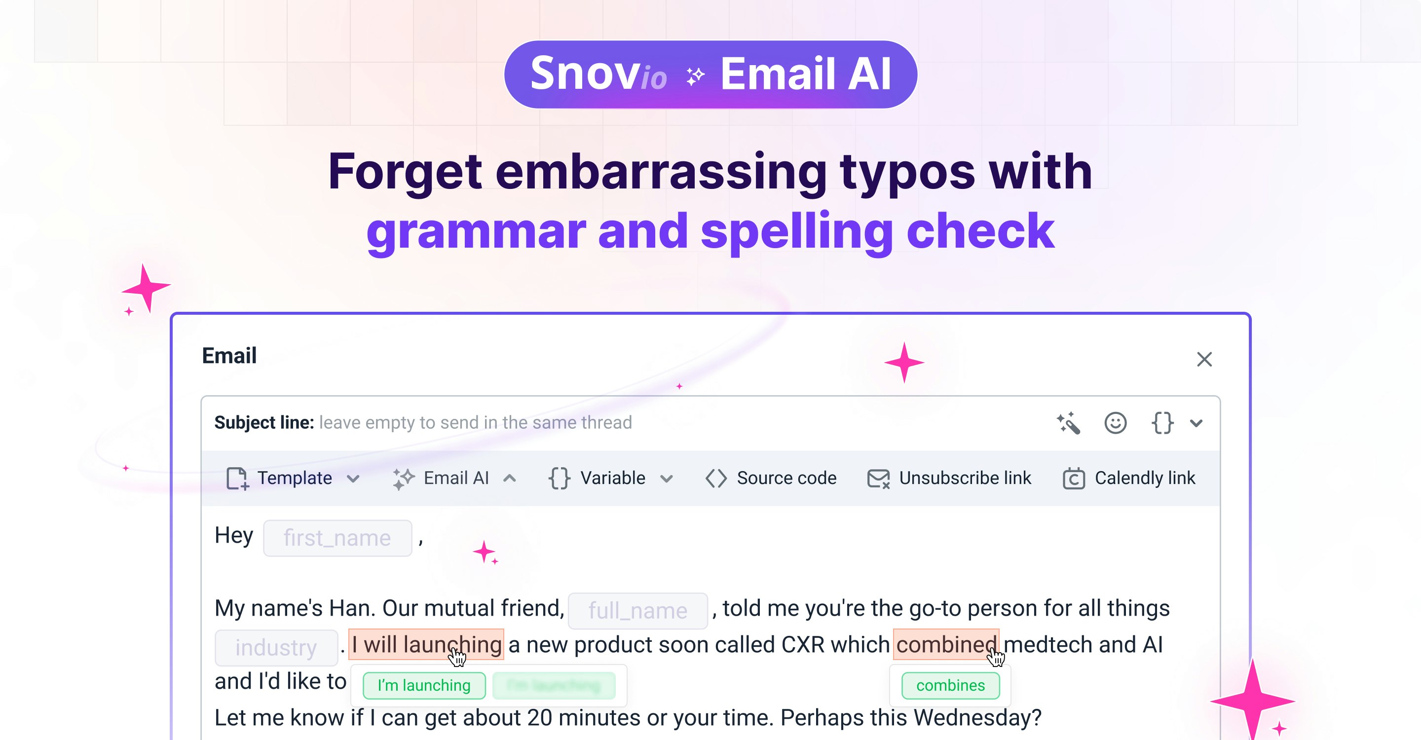 Snov.io'dan AI'ya e -posta gönderin media 4