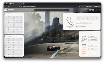 F1X Dashboard - New Tab F1 Tracker gallery image