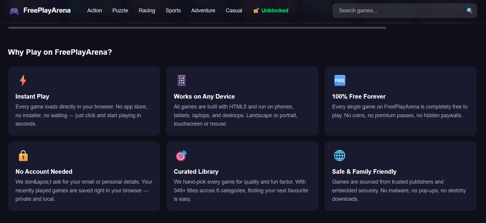 FreePlayArena gallery image