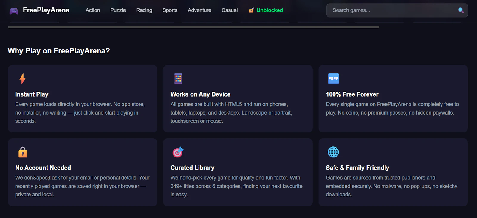 FreePlayArena screenshot 2