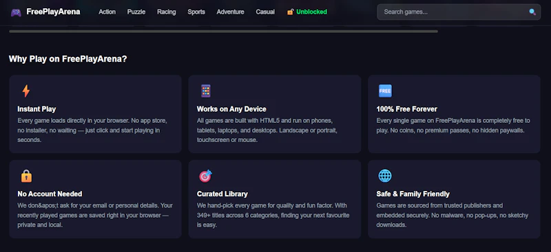 FreePlayArena screenshot 2