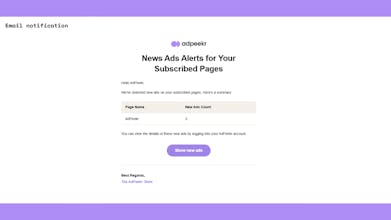 New AdPeekr feature: Google Ads Alerts gallery image