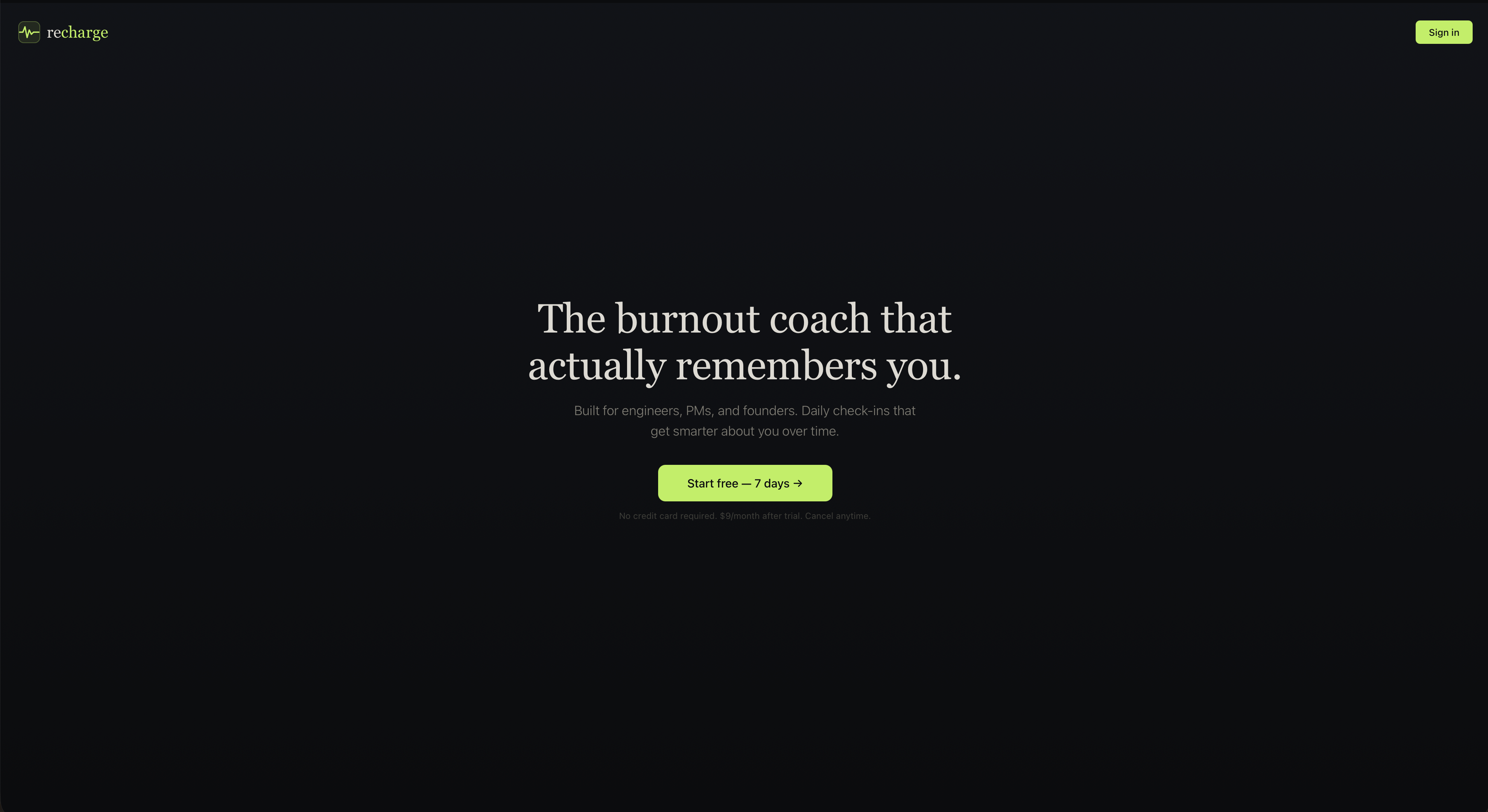 Recharge gallery image