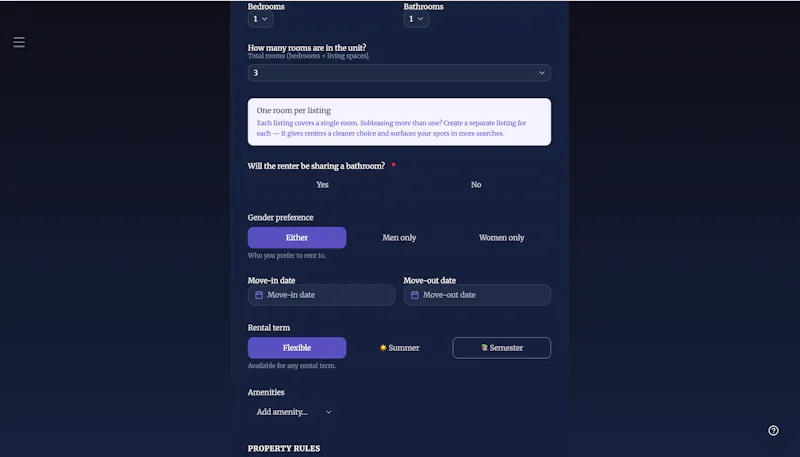 SublettingU screenshot 6