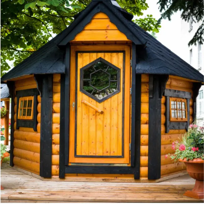 Luxury Glamping Pods | Traditional Sauna gallery image