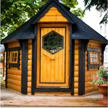 Luxury Glamping Pods | Traditional Sauna gallery image
