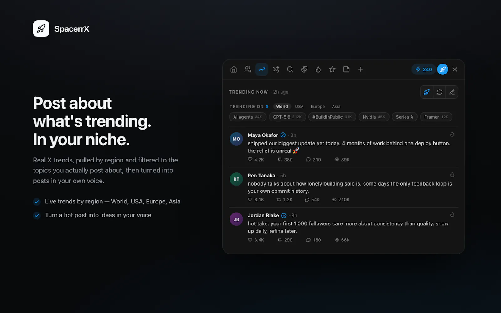 SpacerrX screenshot 3