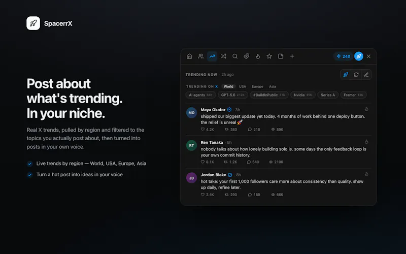 SpacerrX screenshot 3