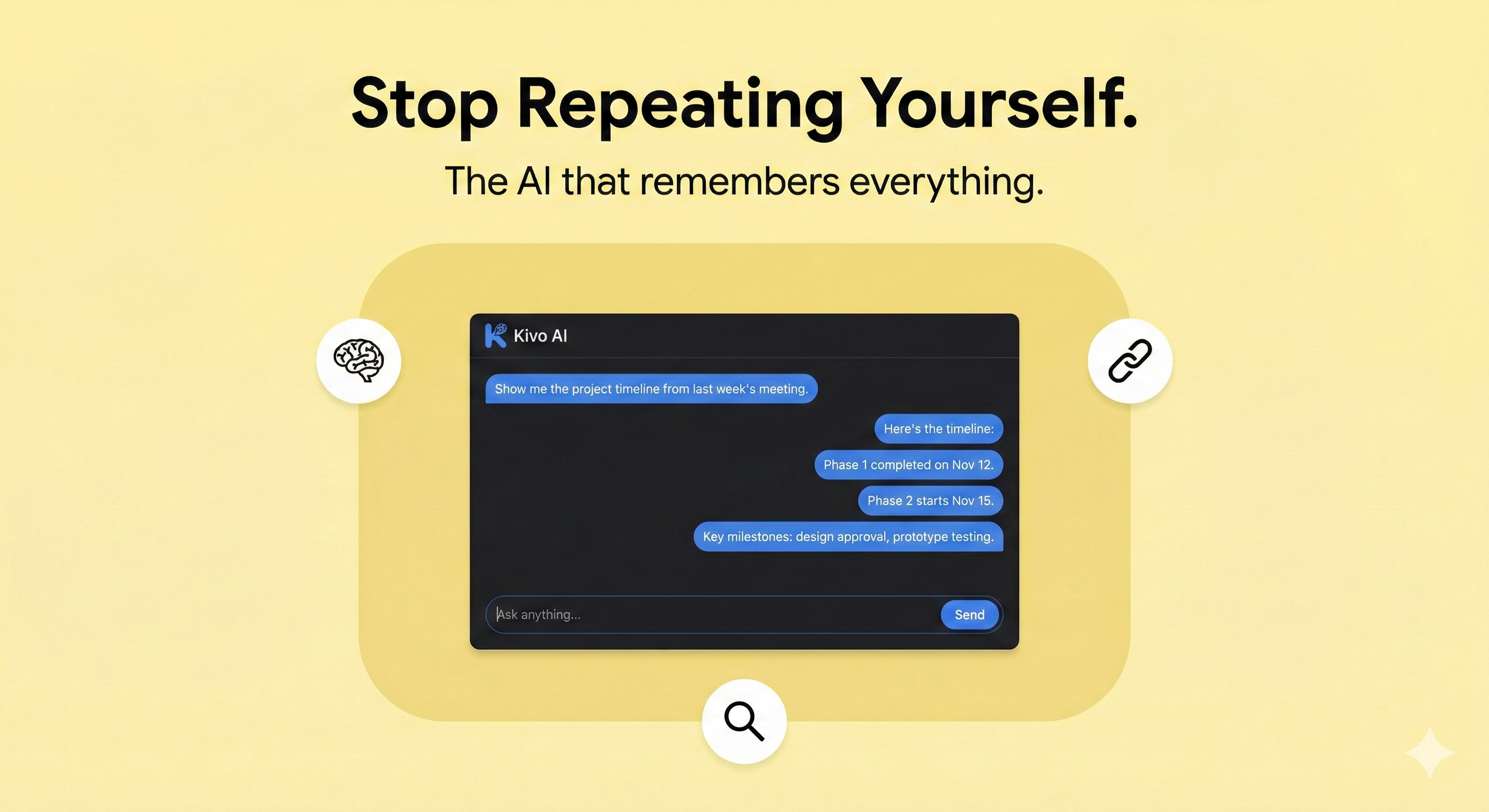 Kivo AI - Main product screenshot demonstrating key features and user interface