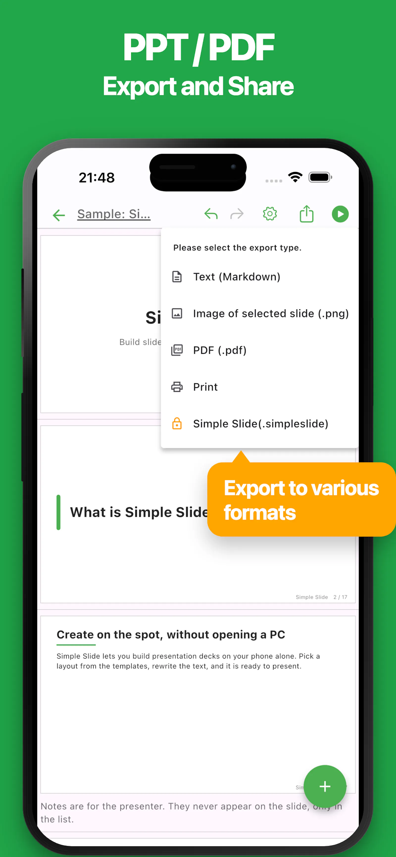 Simple Slide – Mobile Slide Maker screenshot 6