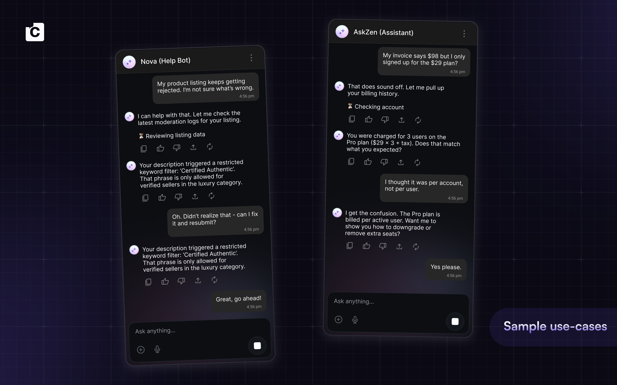 AI Agent Platform by CometChat gallery image