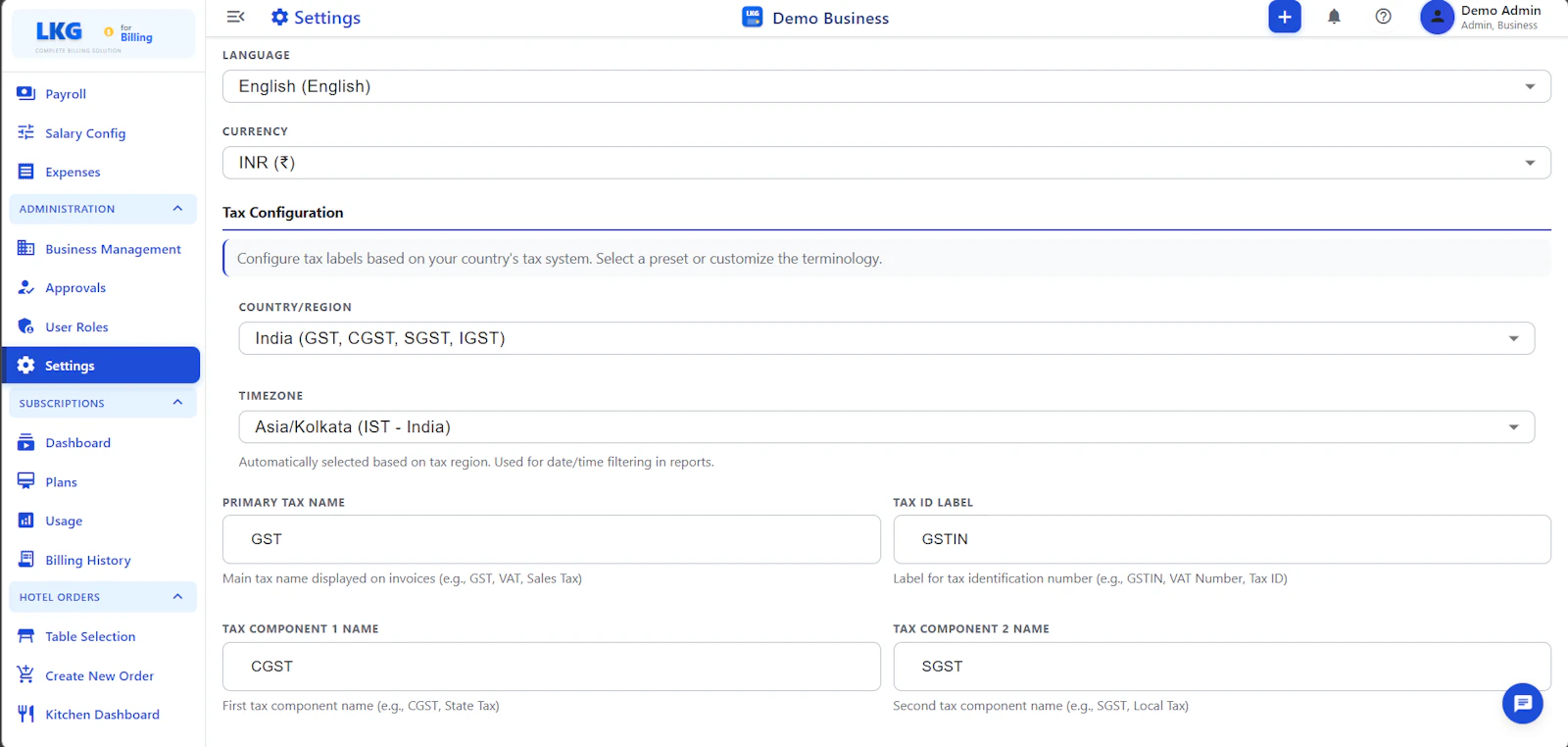 LKG for Billing screenshot 8