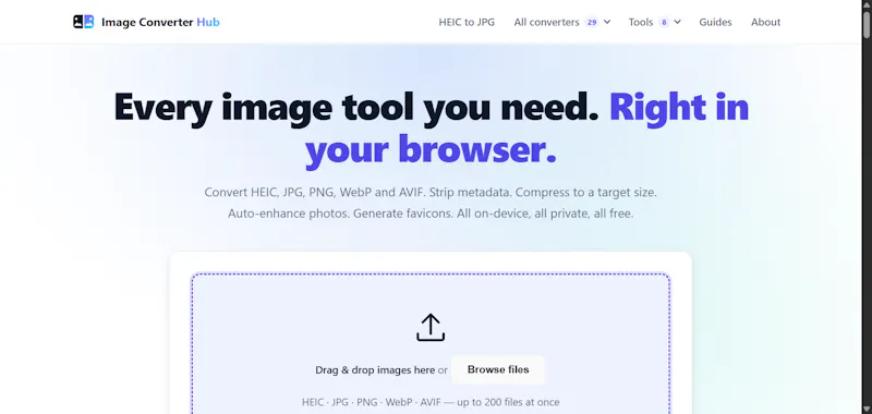 Image Converter hub screenshot 3