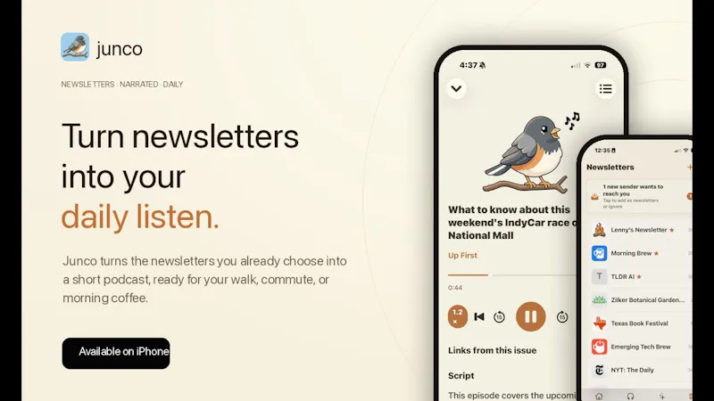 Junco screenshot 1 (video preview)