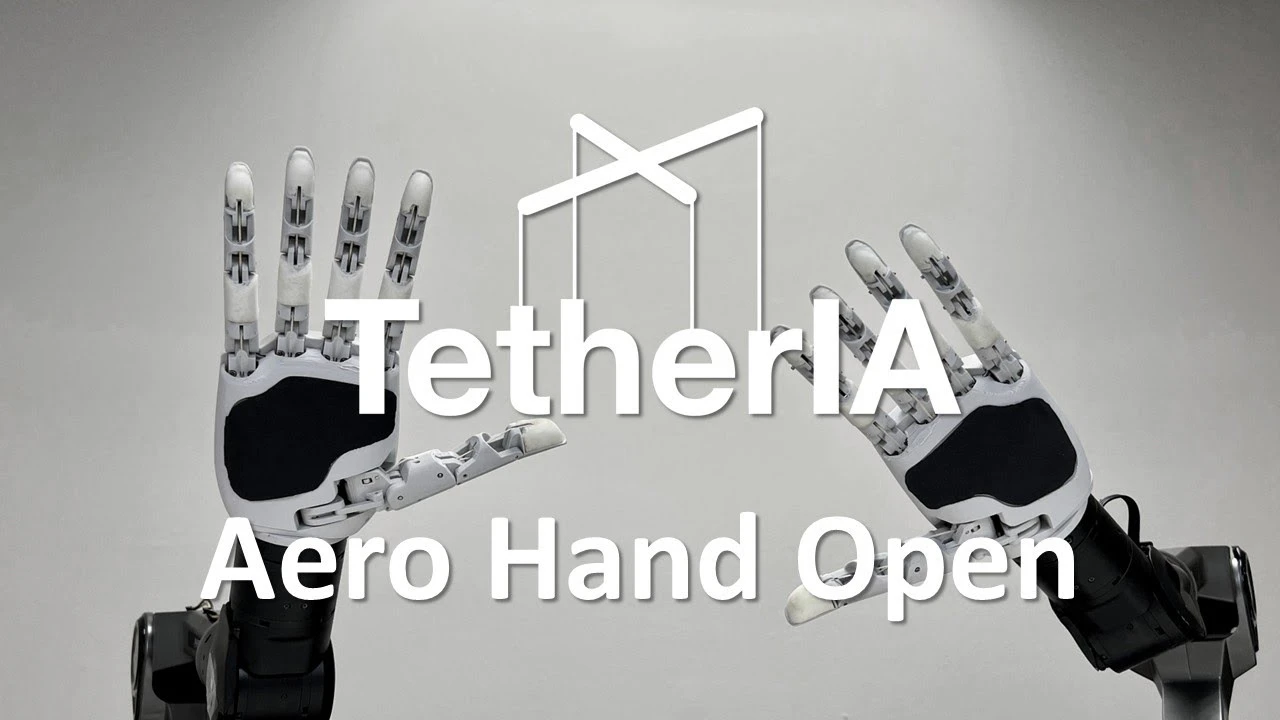 startuptile Aero Hand Open-An open-source dexterous hand for research and makers