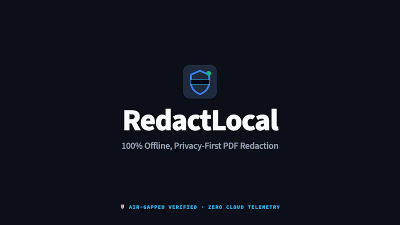 RedactLocal screenshot 1