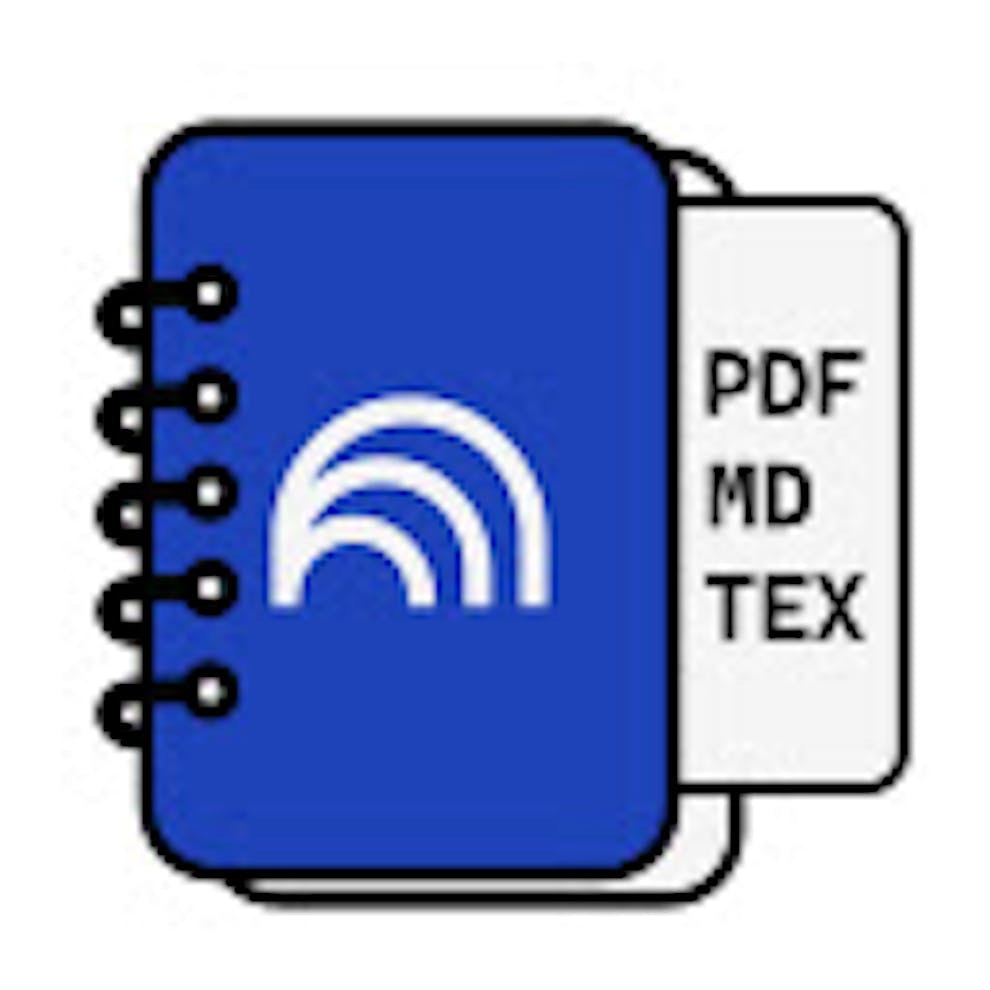 NotebookLm Tex, Md Exporter logo