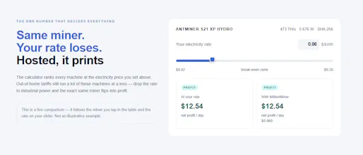 ASIC Mining Profitability Calculator gallery image