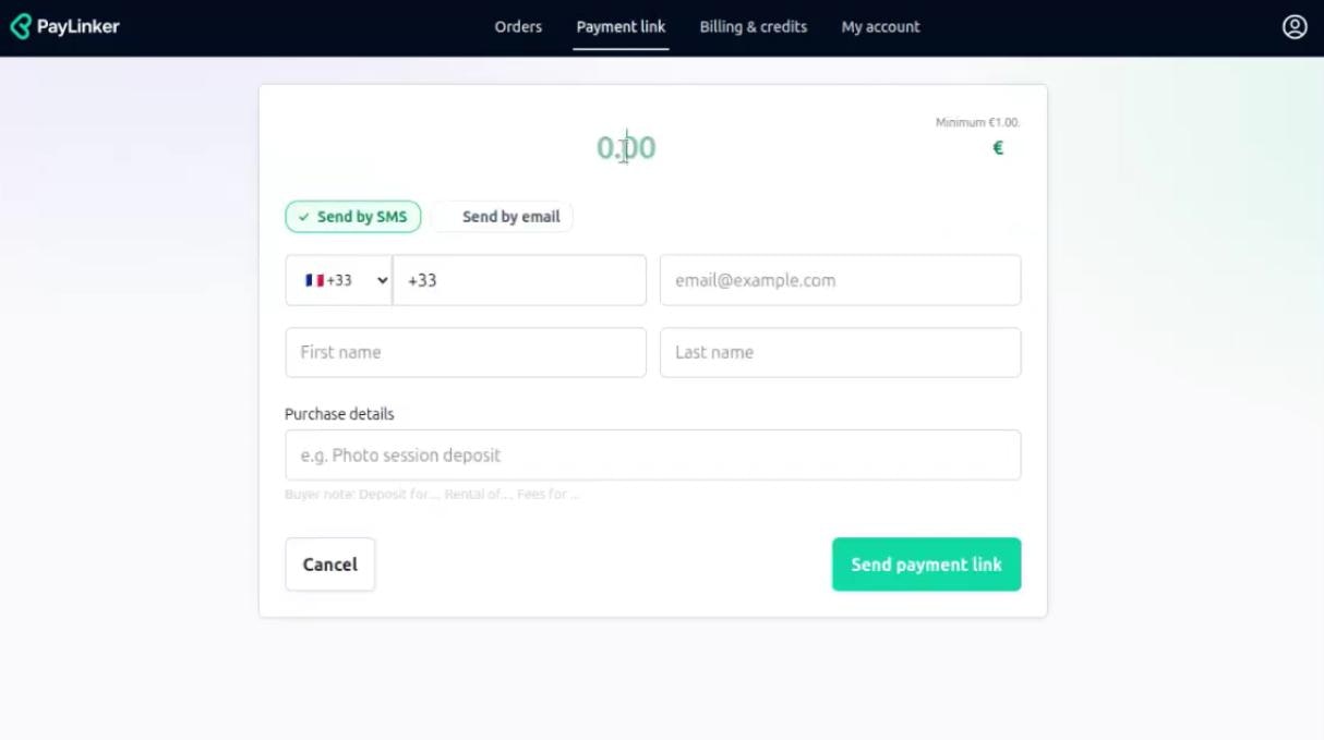 PayLinker - Main product screenshot demonstrating key features and user interface