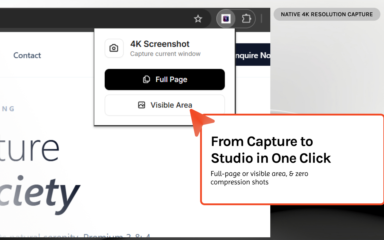 4K Screenshot Studio - Web Capturing gallery image