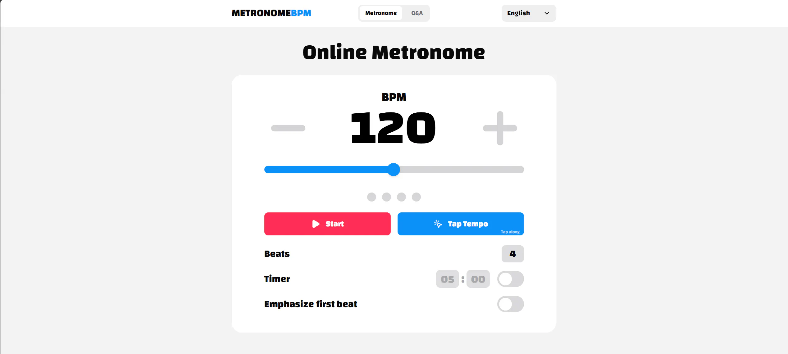 Free Online Metronome gallery image