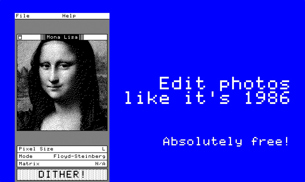 Media Dither: editor foto sekolah lama 1