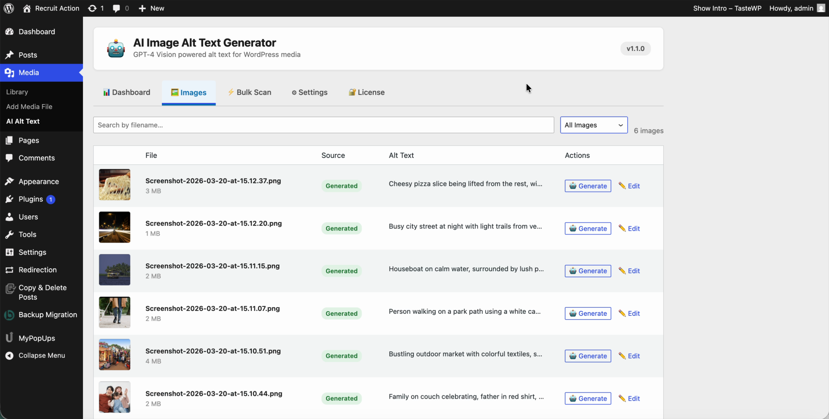 AI Alt Text Generator gallery image