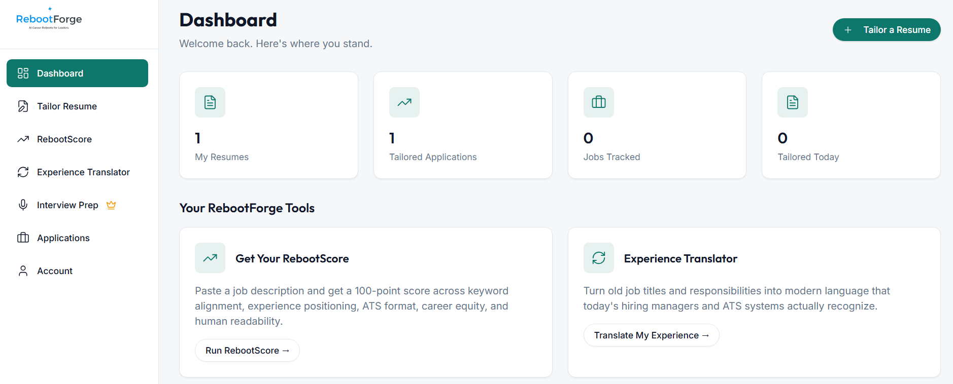 RebootForge - Screenshot 2 showing product features and functionality