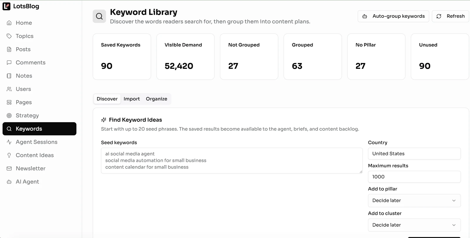 LotsBlog screenshot 4