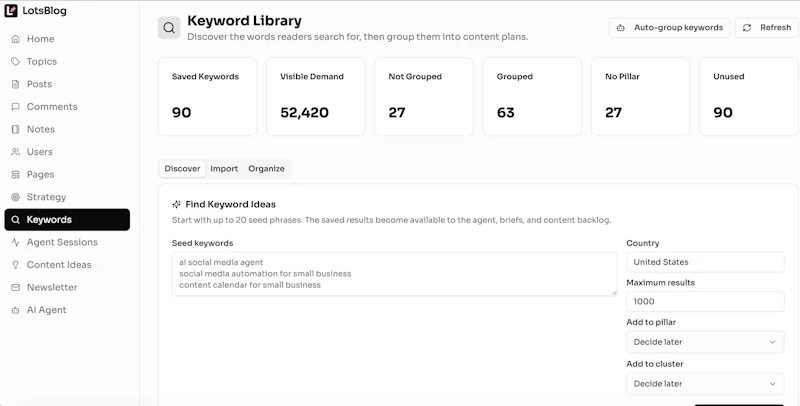 LotsBlog screenshot 4