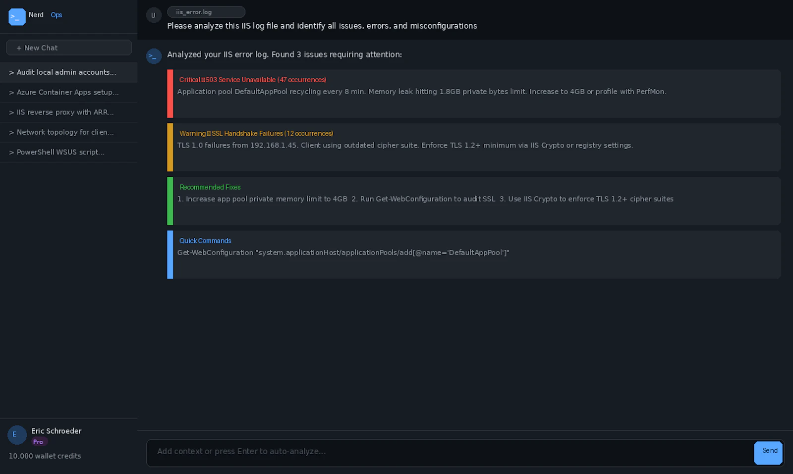 NerdOps AI  screenshot 2