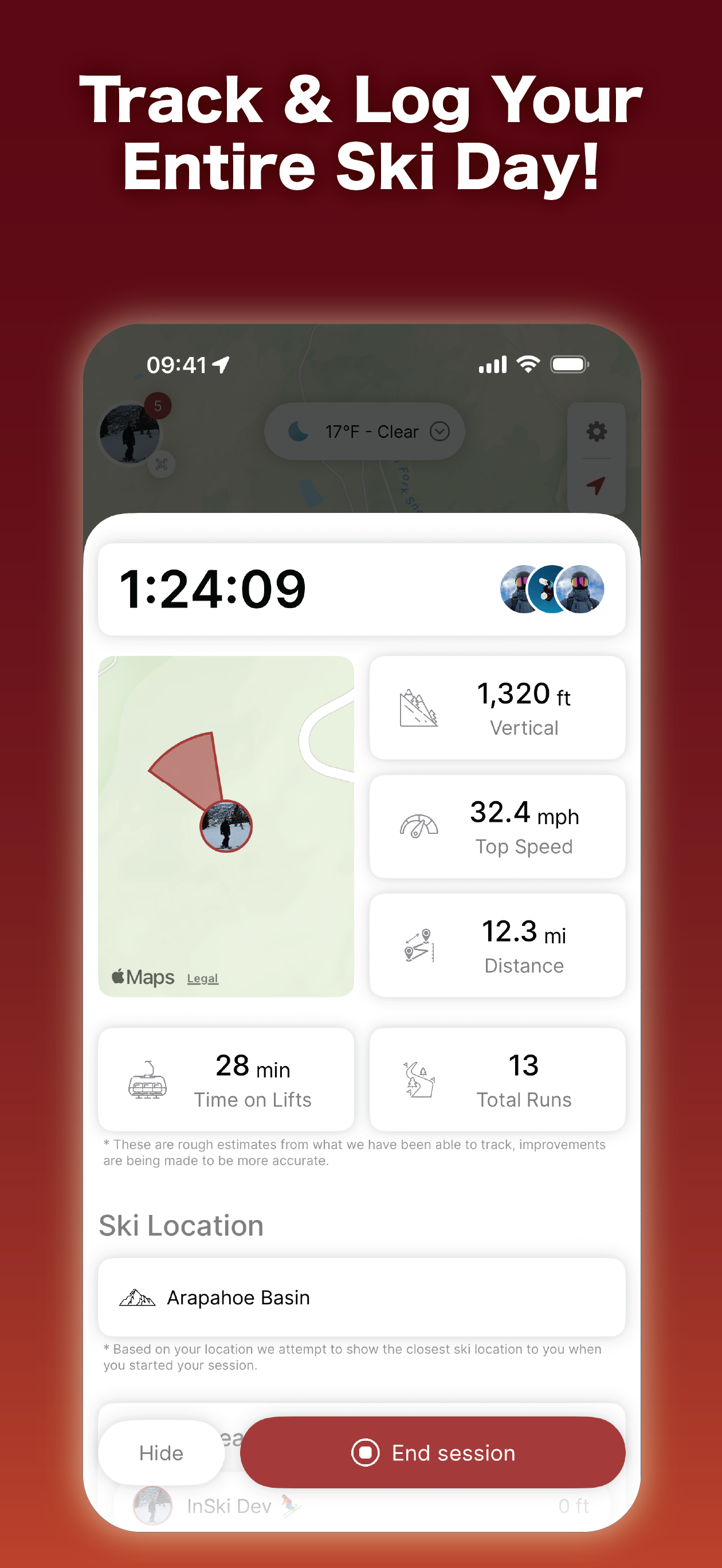 InSki - Screenshot 5 showing product features and functionality