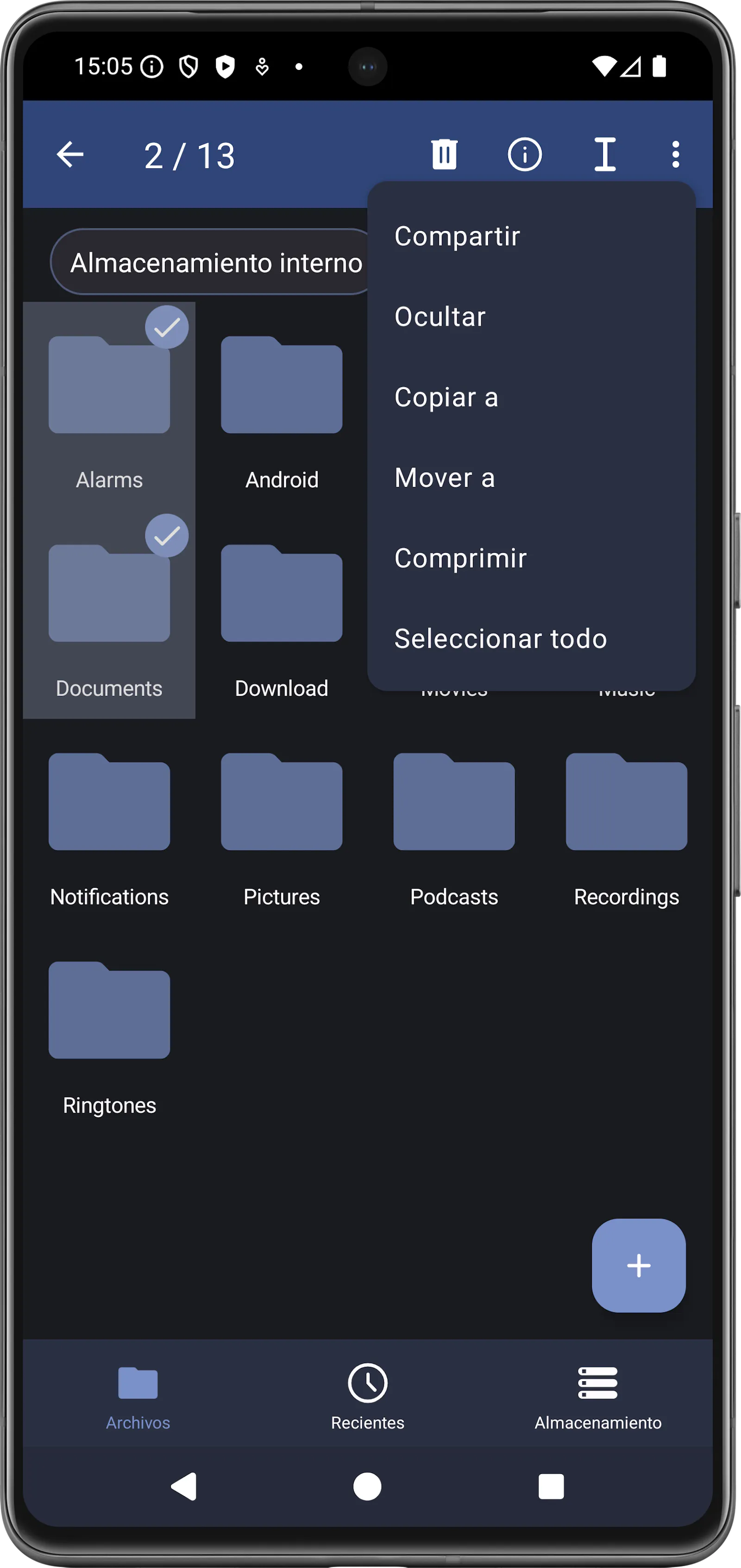 Administrador de archivos screenshot 3