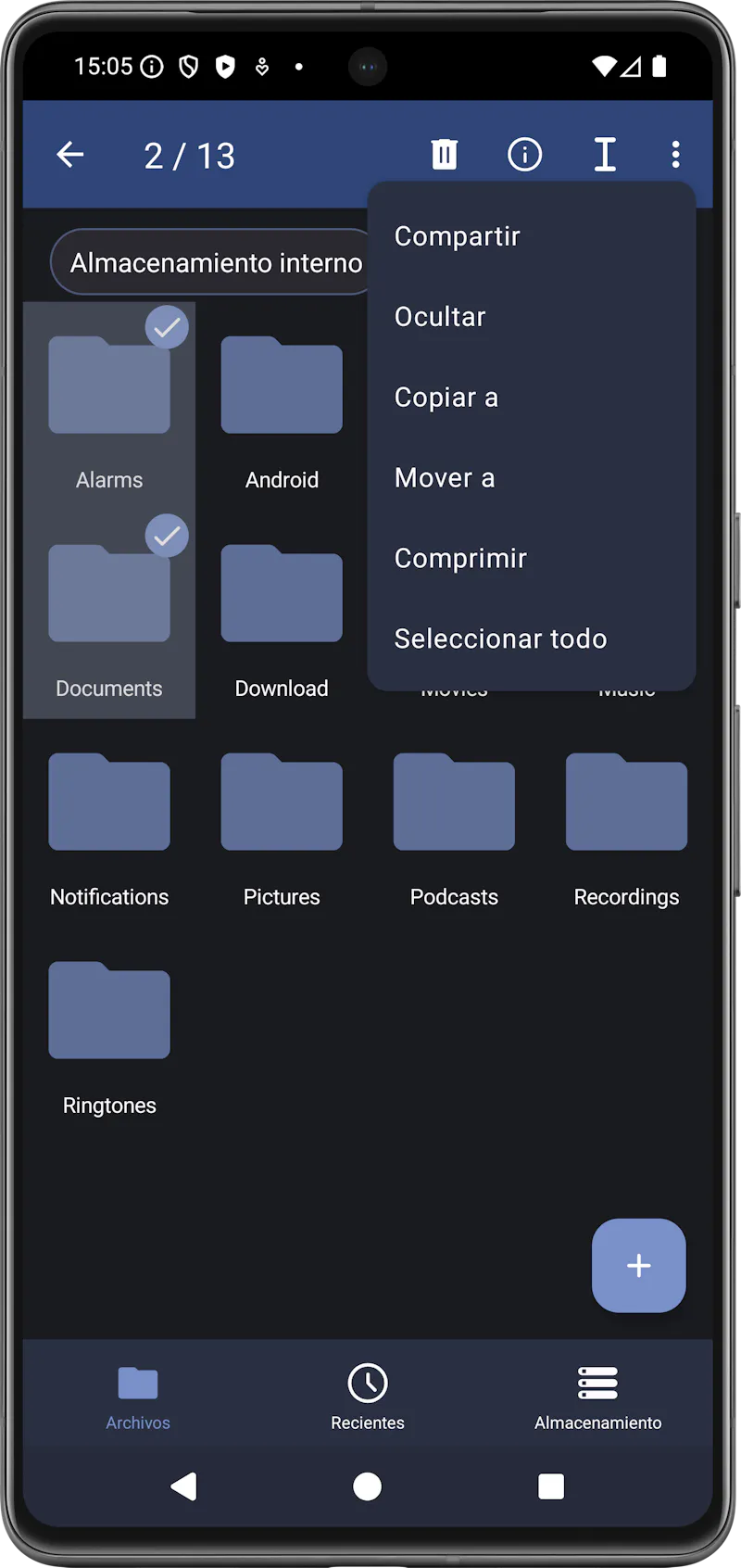 Administrador de archivos screenshot 3