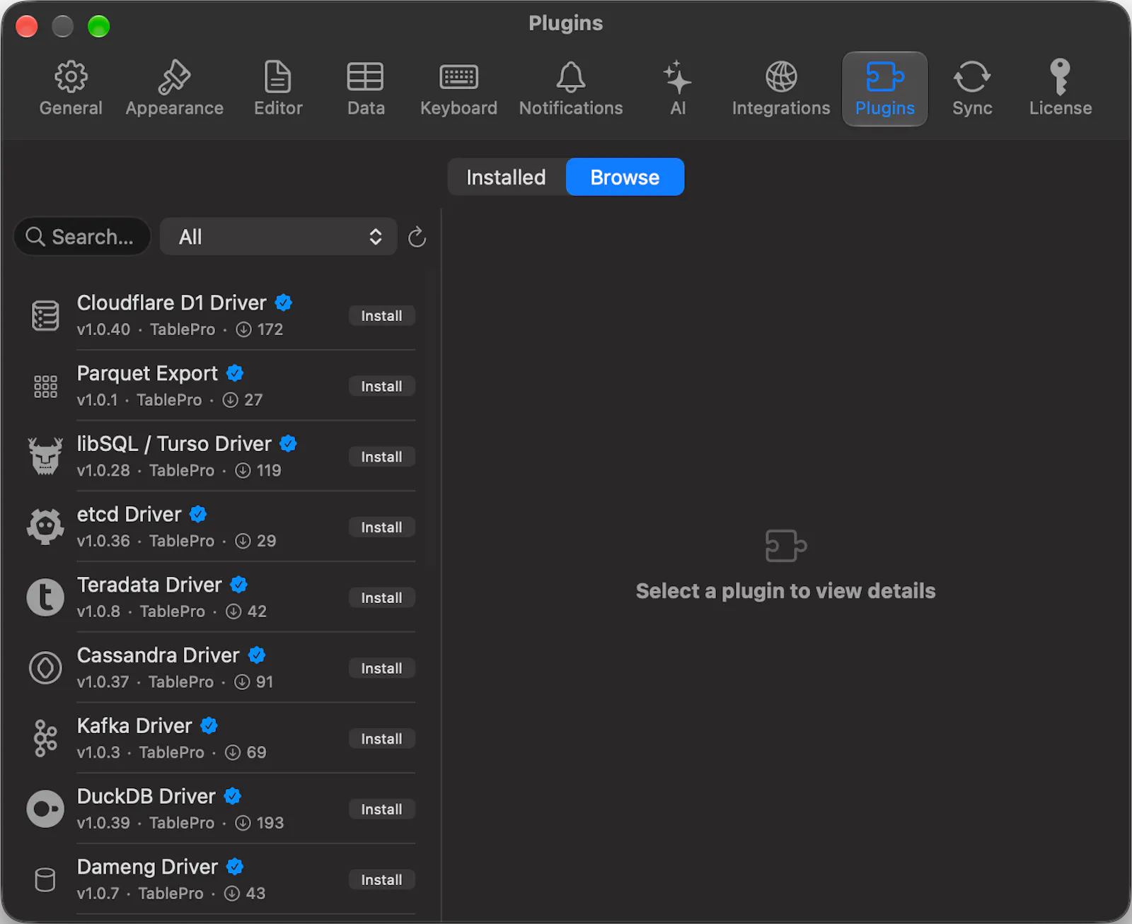 TablePro screenshot 2