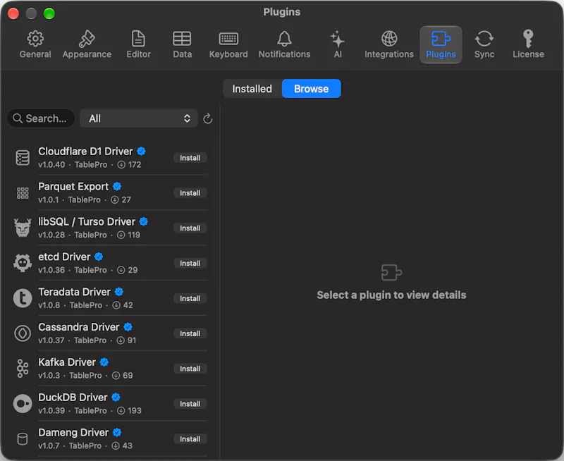 TablePro screenshot 2